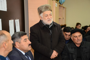 Çöhranlı kəndində sakinlər ilə səyyar qəbul keçirilib