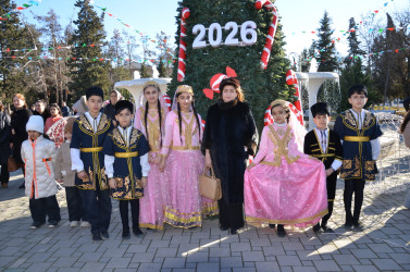 Kürdəmirdə Yeni il şənliyi keçirilib.
