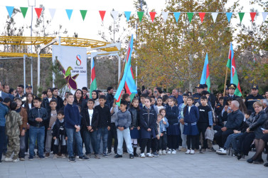 Vətən müharibəsində qazanılan Qələbənin beşinci ildönümü münasibətilə ümumrayon konserti təşkil olunub