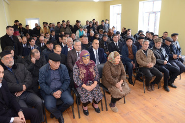 Garıs Əyribənd kənd sakinləri ilə növbəti səyyar qəbul keçirilib