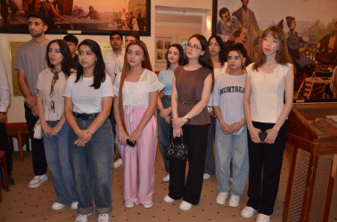 Kürdəmir Rayon İcra Hakimiyyətinin könüllüləri Nizami Gəncəvi adına Milli Azərbaycan Ədəbiyyatı Muzeyinin Xaqani Şirvani adına Aran regional filialını ziyarət ediblər.