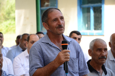 Avqustun 12-də Öyləqulu kənd sakinləri ilə səyyar qəbul keçirilib.