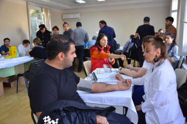 Kürdəmir rayonunda qanvermə aksiyası təşkil olunub