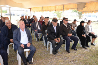 Oktyabrın 15-də Çöl Ərəb kənd sakinləri ilə səyyar qəbul keçirilib.
