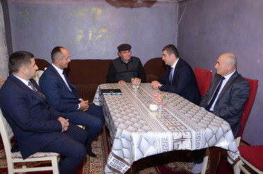 Qarasu kəndində sakinlər ilə səyyar qəbul keçirilib