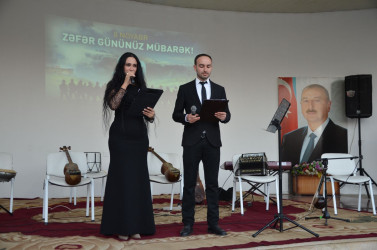 Vətən müharibəsində qazanılan Qələbənin beşinci ildönümü münasibətilə ümumrayon konserti təşkil olunub