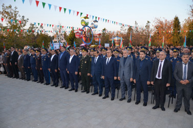 Vətən müharibəsində qazanılan Qələbənin beşinci ildönümü münasibətilə ümumrayon konserti təşkil olunub