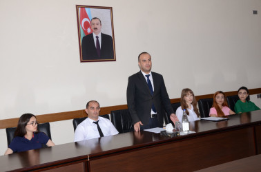 Kürdəmir Rayon İcra Hakimiyyətində 12 Avqust – Beynəlxalq Gənclər Günü münasibətilə dəyirmi masa keçirilib.