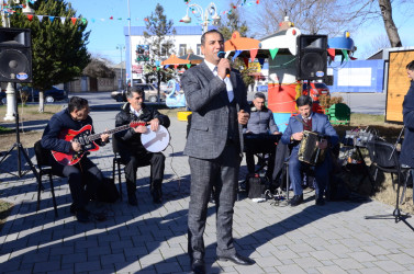 Kürdəmirdə Yeni il şənliyi keçirilib.