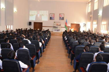 Kürdəmir Rayon İcra Hakimiyyətində “Vətənpərvər Azərbaycan gəncliyi: Sağlam gənclik, sağlam gələcək!” mövzusunda tədbir keçirilib.