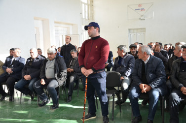 Böyük Kəngərli kənd sakinləri ilə növbəti səyyar qəbul keçirilib