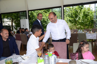 1 İyun Uşaqların Beynəlxalq Müdafiəsi Günü münasibətilə şəhid və qazi uşaqları ilə görüş təşkil edilib