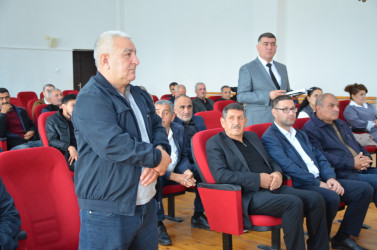 Oktyabrın 8-də Atakişili kənd sakinləri ilə səyyar qəbul keçirilib.