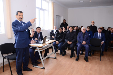 Cəyli kəndində sakinlər ilə səyyar qəbul keçirilib