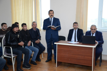 Mürtülü kənd sakinləri ilə növbəti səyyar qəbul keçirilib