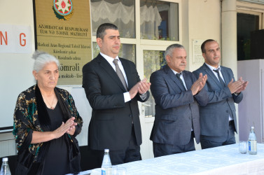 M.Ə.Rəsulzadə adına şəhər 2 nömrəli məktəbdə Son zəng tədbiri keçirilib.