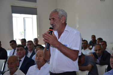 İyunun 11-də Qarasu kənd sakinləri ilə səyyar qəbul keçirilib.