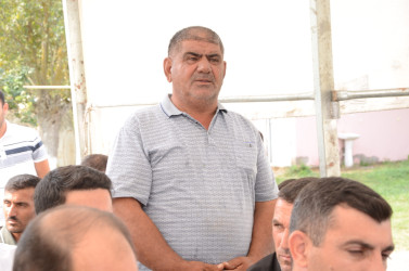 Sentyabrın 24-də Beyi kənd sakinləri ilə səyyar qəbul keçirilib.
