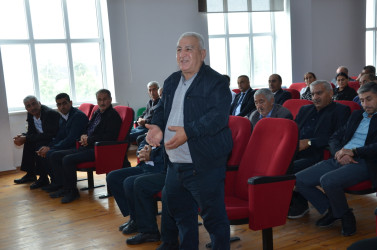 Oktyabrın 8-də Atakişili kənd sakinləri ilə səyyar qəbul keçirilib.