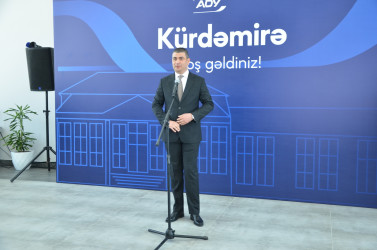 Kürdəmir stansiyasının yenidənqurma işlərindən sonra fəaliyyətinin bərpa edilməsi və istifadəyə verilməsi mərasimi keçirilib.
