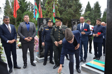 İcra başçısı şəhid Zaur Kərimovun anım tədbirində iştirak edib.
