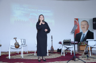 Vətən müharibəsində qazanılan Qələbənin beşinci ildönümü münasibətilə ümumrayon konserti təşkil olunub