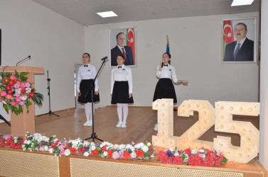 Kürdəmir şəhər 1 saylı tam orta məktəbin 125 illik yubileyi qeyd edilib.