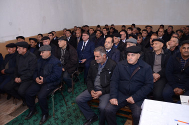 Ərəbqubalı kəndində sakinlər ilə səyyar qəbul keçirilib