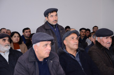 Cəyli kəndində sakinlər ilə səyyar qəbul keçirilib