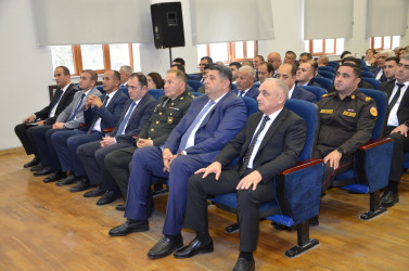 Kürdəmirdə Azərbaycan Respublikasının Prezidenti cənab İlham Əliyevin partiyanın VIII Qurultayındakı nitqindən irəli gələn vəzifələrə dair müşavirə keçirilib.