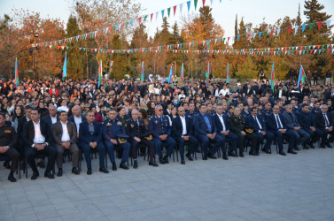 Vətən müharibəsində qazanılan Qələbənin beşinci ildönümü münasibətilə ümumrayon konserti təşkil olunub