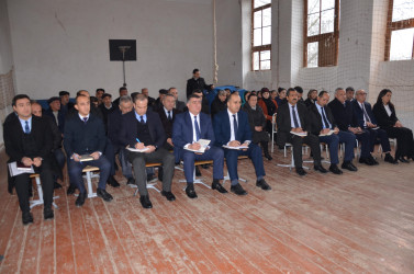 Qaraqocalı kənd sakinləri ilə səyyar qəbul keçirilib