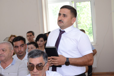 İyulun 16-da Kürdəmir şəhər sakinləri ilə səyyar qəbul keçirilib.