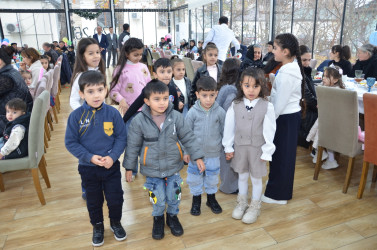 Kürdəmir rayonunda şəhid və qazi övladları üçün bayram şənliyi keçirilib