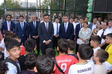 Kürdəmir rayonunda “Sağlam məhəllə”nin idman zonası istifadəyə verilib.