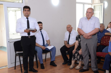İyulun 16-da Kürdəmir şəhər sakinləri ilə səyyar qəbul keçirilib.