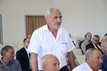 İyunun 11-də Qarasu kənd sakinləri ilə səyyar qəbul keçirilib.