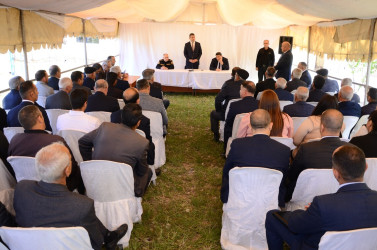 Aprelin 23-də Quşlar kənd sakinləri ilə səyyar qəbul keçirilib.