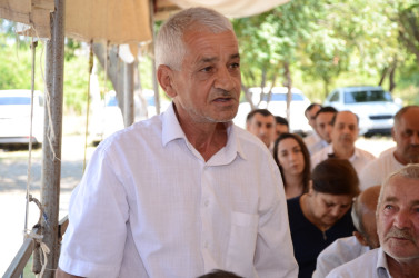 Avqustun 5-də Bala Kəngərli kənd sakinləri ilə səyyar qəbul keçirilib.