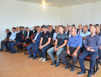 Oktyabrın 1-də Dəyirmanlı kənd sakinləri ilə səyyar qəbul keçirilib.