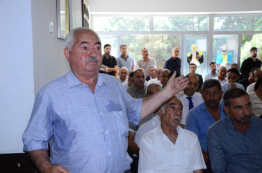 İyunun 25-də Qağacılı kənd sakinləri ilə səyyar qəbul keçirilib.