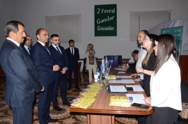 Kürdəmirdə növbəti əmək yarmarkası keçirilib.