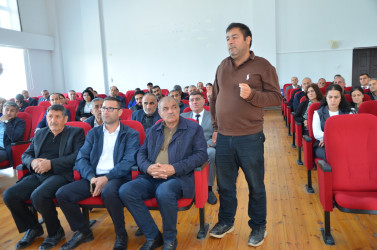 Oktyabrın 8-də Atakişili kənd sakinləri ilə səyyar qəbul keçirilib.
