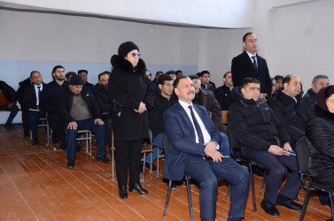 Mollakənd kəndində sakinlər ilə səyyar qəbul keçirilib