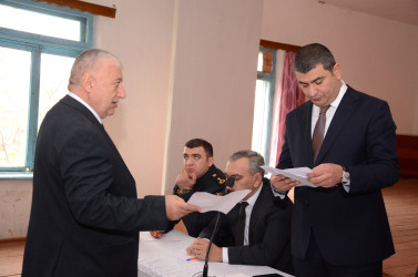 Qarabucaq qəsəbə sakinləri ilə növbəti səyyar qəbul keçirilib