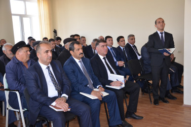 Sığırlı kəndində sakinlər ilə növbəti səyyar qəbul keçirilib