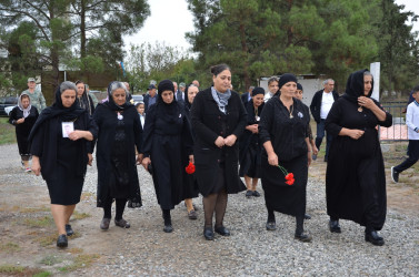 İcra başçısı şəhid Məlik Zülfüqarovun anım tədbirində iştirak edib.