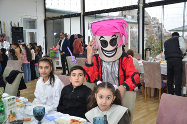 Kürdəmir rayonunda şəhid və qazi övladları üçün bayram şənliyi keçirilib
