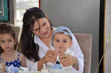 1 İyun Uşaqların Beynəlxalq Müdafiəsi Günü münasibətilə şəhid və qazi uşaqları ilə görüş təşkil edilib