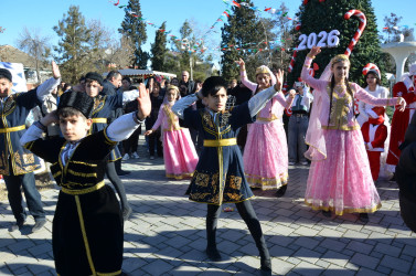 Kürdəmirdə Yeni il şənliyi keçirilib.